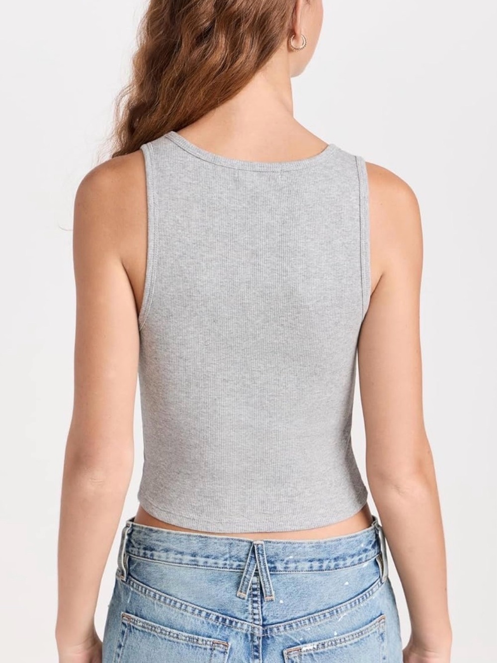 Z Supply Women's Essy Rib Tank White - Picture 4 of 8